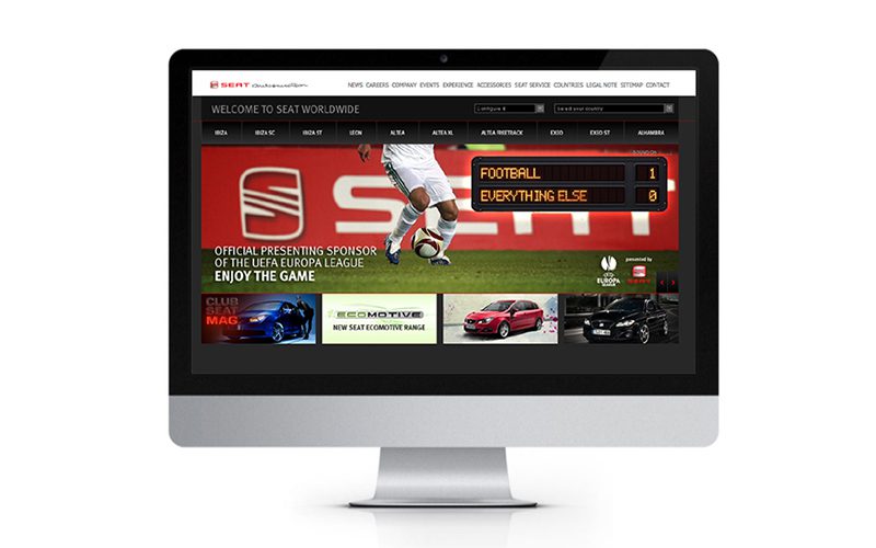 SEAT's UEFA Europa League microsite